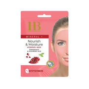 Nourish & moisture hydrogel mask Pomegranate and hyaluronic acid - HB Health & Beauty Intl.