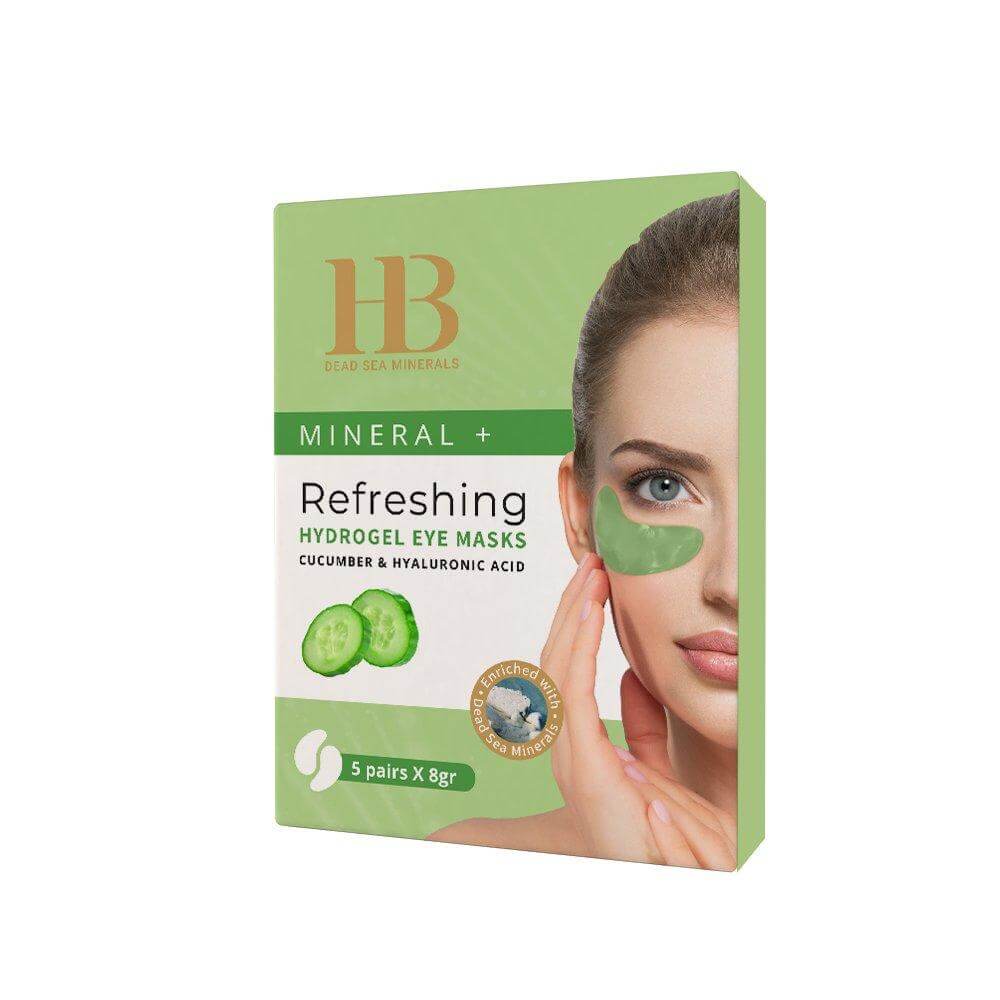Refreshing hydrogel eye Mask Cucumber and hyaluronic acid - HB Health & Beauty Intl.