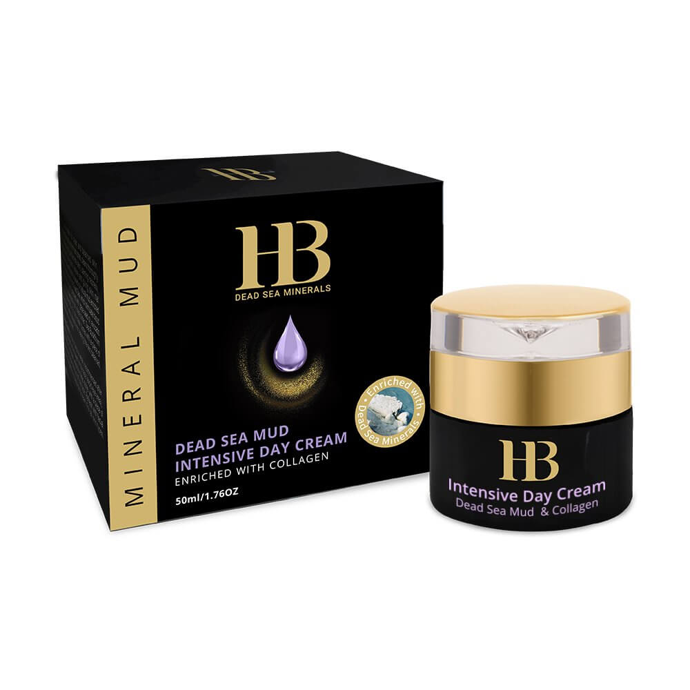 Dead Sea Mud Intensive Day Cream Enriched with Collagen - HB Health & Beauty Intl.