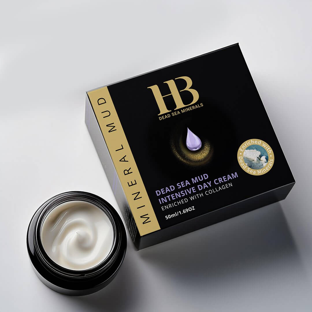 Dead Sea Mud Intensive Day Cream Enriched with Collagen - HB Health & Beauty Intl.
