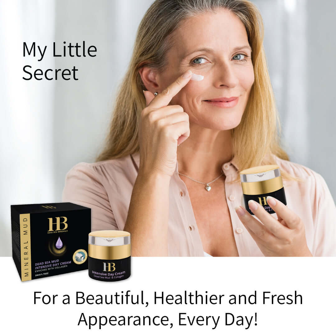 Dead Sea Mud Intensive Day Cream Enriched with Collagen - HB Health & Beauty Intl.