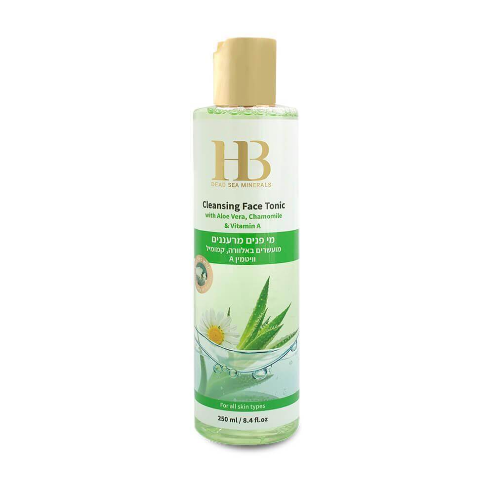 Cleansing Face Tonic with Aloe Vera, Chamomile & Vitamin A - HB Health & Beauty Intl.