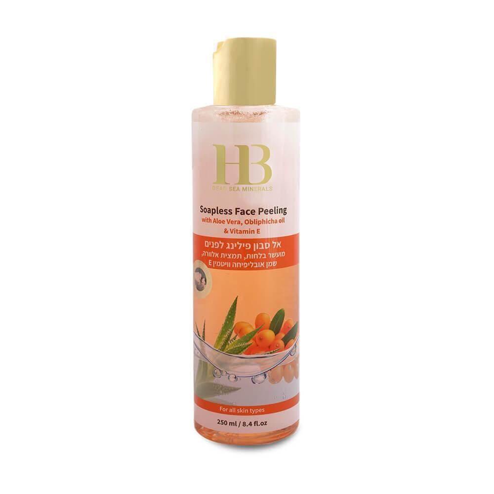 Soapless Face Peeling with Aloe Vera, Obliphicha Oil & Vitamin E - HB Health & Beauty Intl.