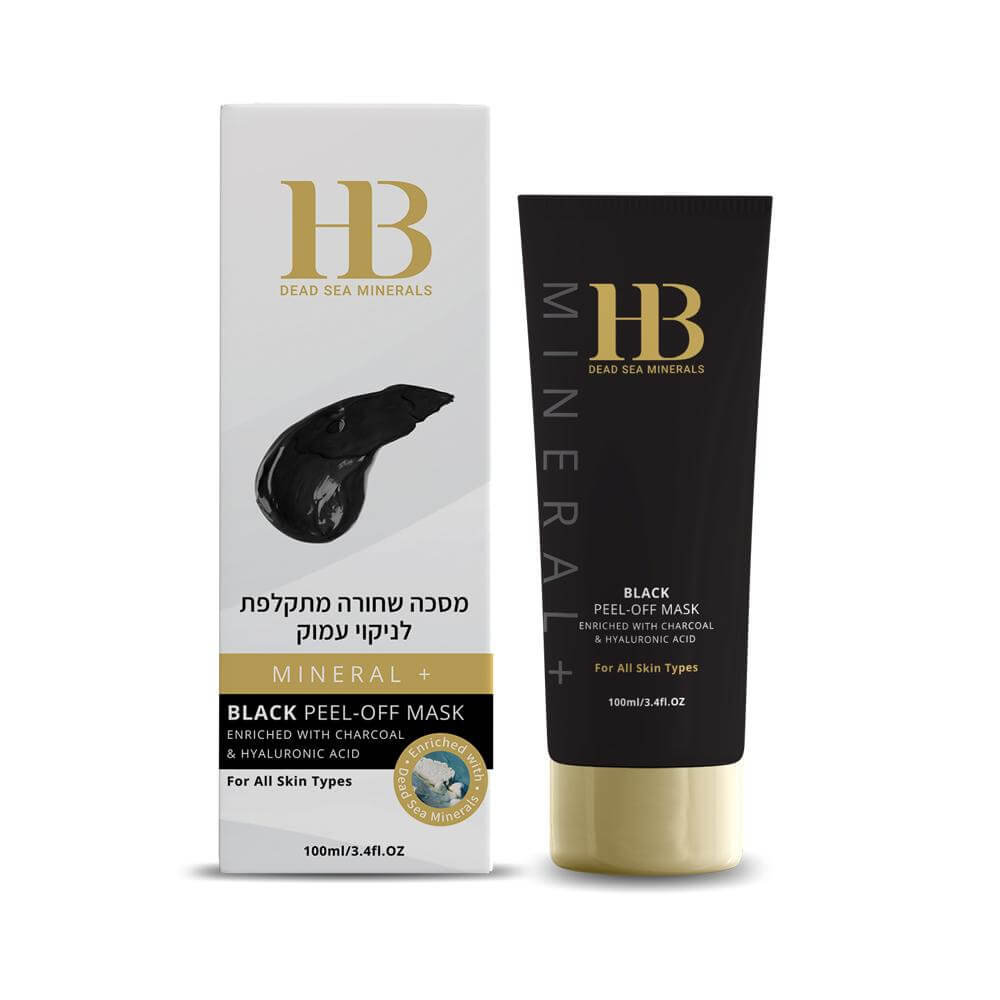 Deep Cleansing Black Peel-Off Mask with Hyaluronic acid and Charcoal - HB Health & Beauty Intl.