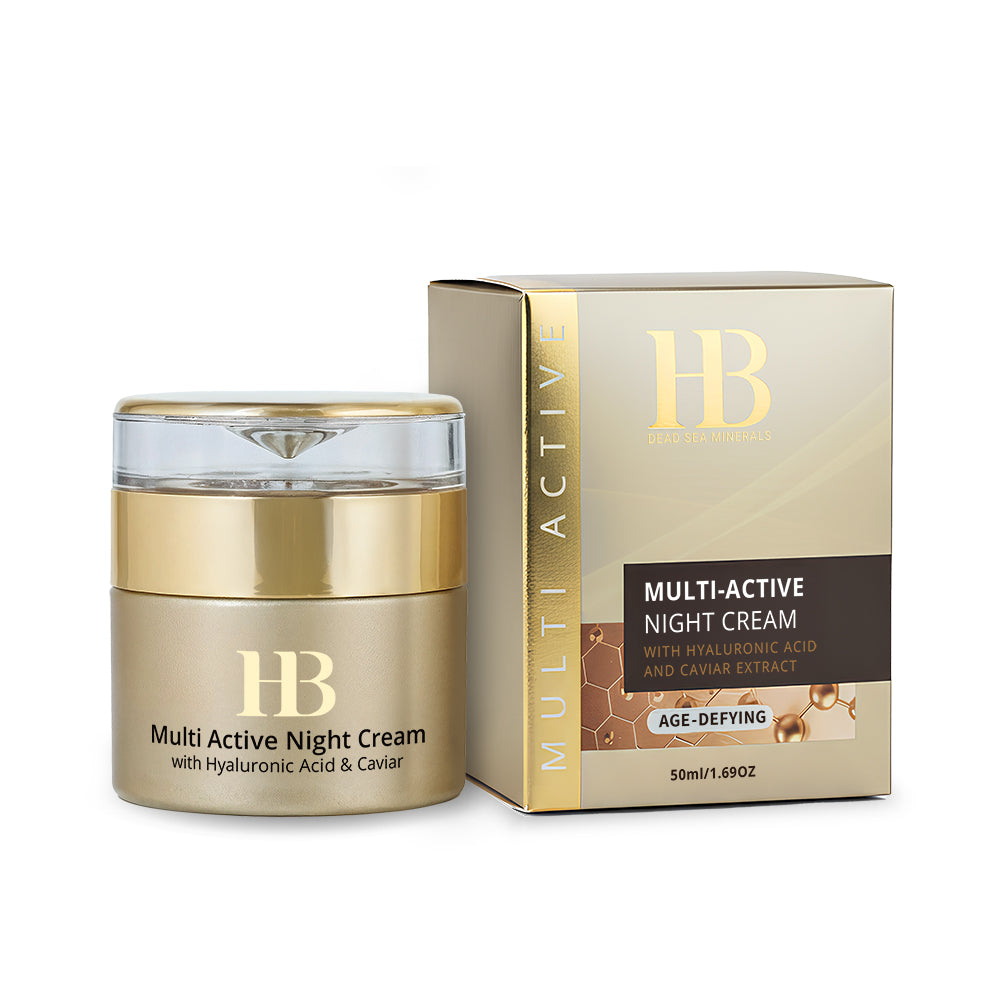 Multi-Active Night Cream with Hyaluronic acid and Caviar Extract