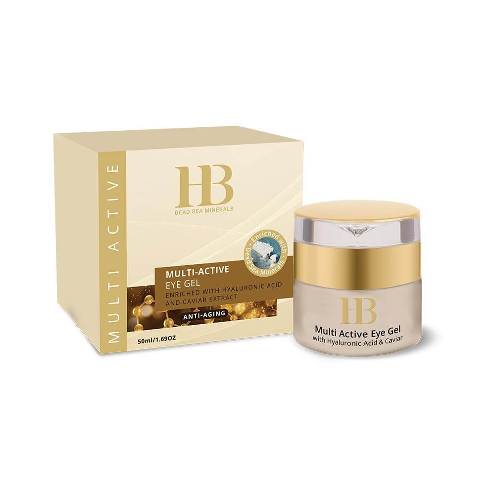 Multi Active Eye Gel Enriched with Hyaluronic Acid and Caviar extract - HB Health & Beauty Intl.