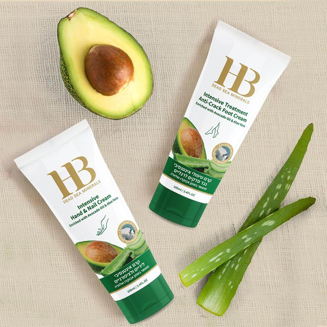 Intensive Treatment Anti-Crack Foot Cream Enriched with Avocado Oil & Aloe Vera - HB Health & Beauty Intl.