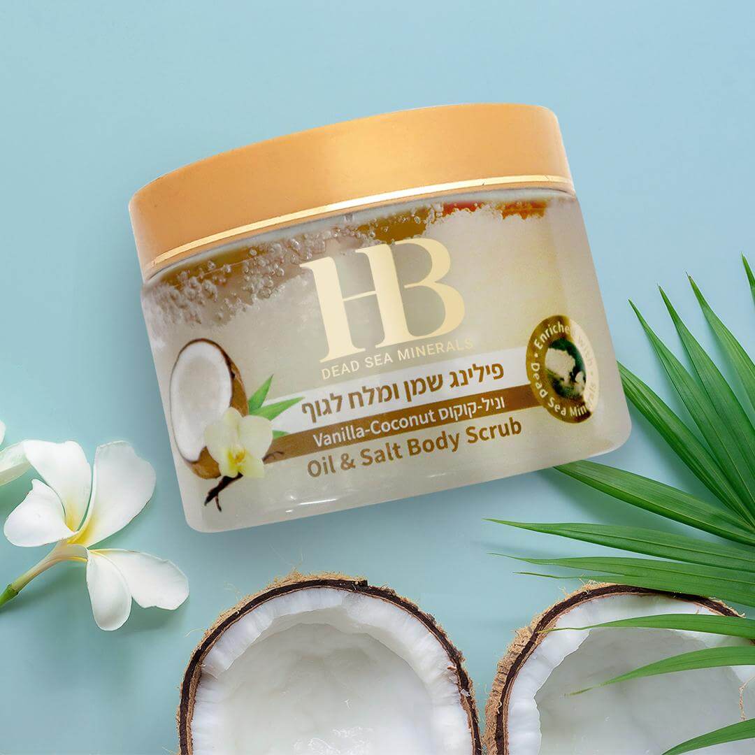 Aromatic body Scrub - Vanilla Coconut - HB Health & Beauty Intl.