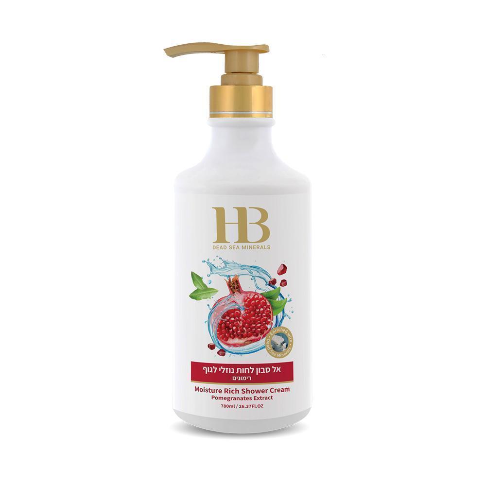 Moisture Rich Shower Cream Pomegranates Extract - HB Health & Beauty Intl.