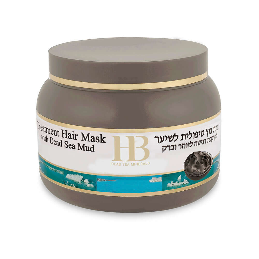 Treatment Hair Mask with Dead Sea Mud - HB Health & Beauty Intl.