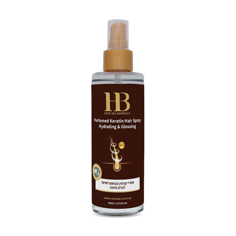 Perfumed Keratin Hair Spray (Hydrating & Glossing) - HB Health & Beauty Intl.