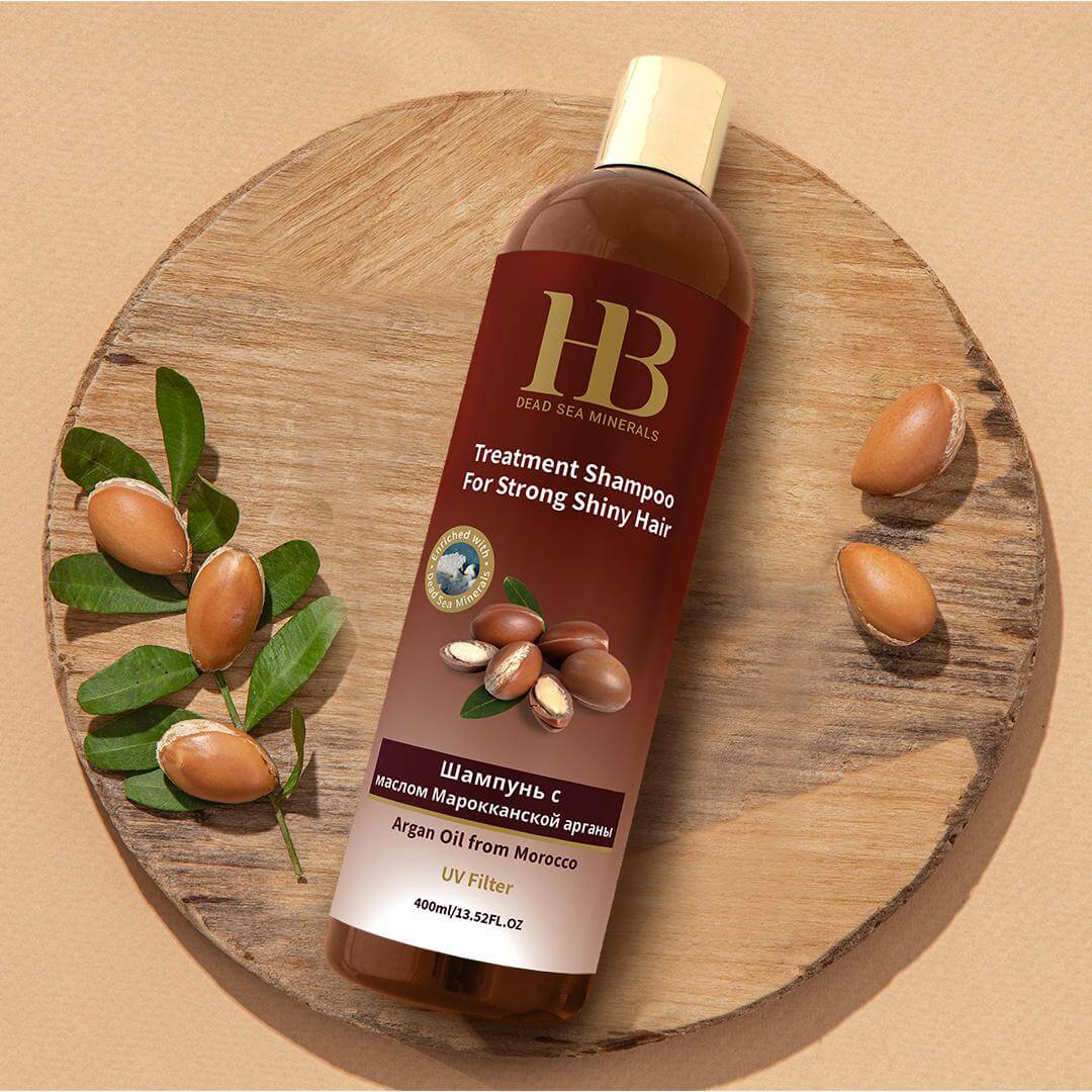 Argan Treatment Shampoo for Strong Shiny Hair - HB Health & Beauty Intl.