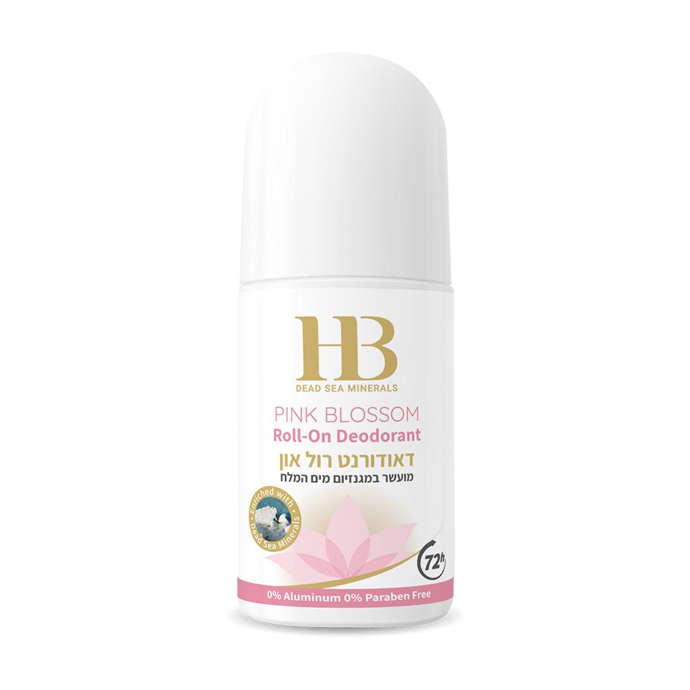 Roll-On Deodorant Enriched with Magnesium PINK BLOSSOM - HB Health & Beauty Intl.