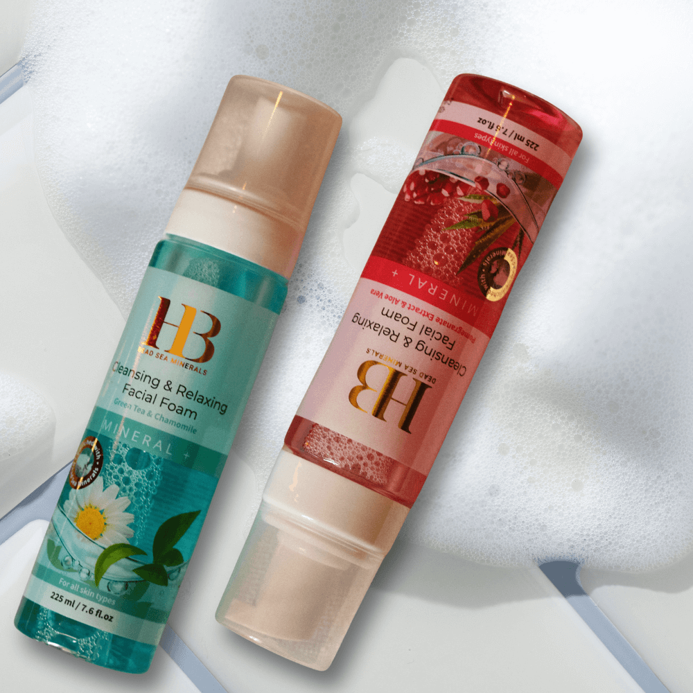 Cleansing & Relaxing facial foam - HB Health & Beauty Intl.