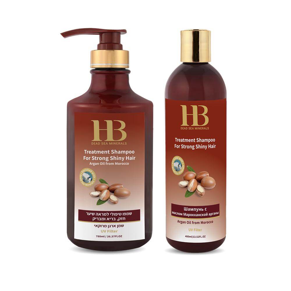 Argan Treatment Shampoo for Strong Shiny Hair - HB Health & Beauty Intl.